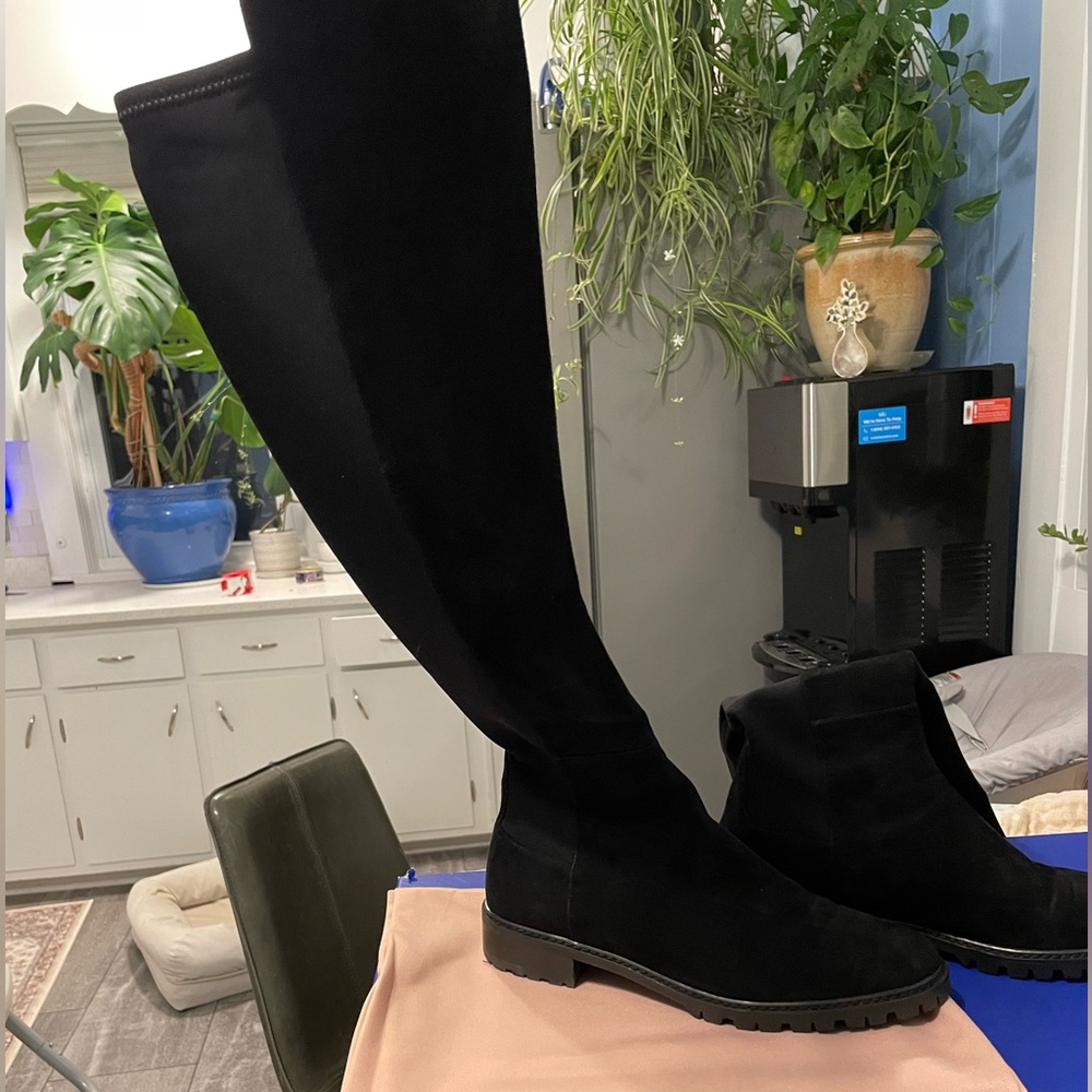 Stuart Weitzman Black City Boot